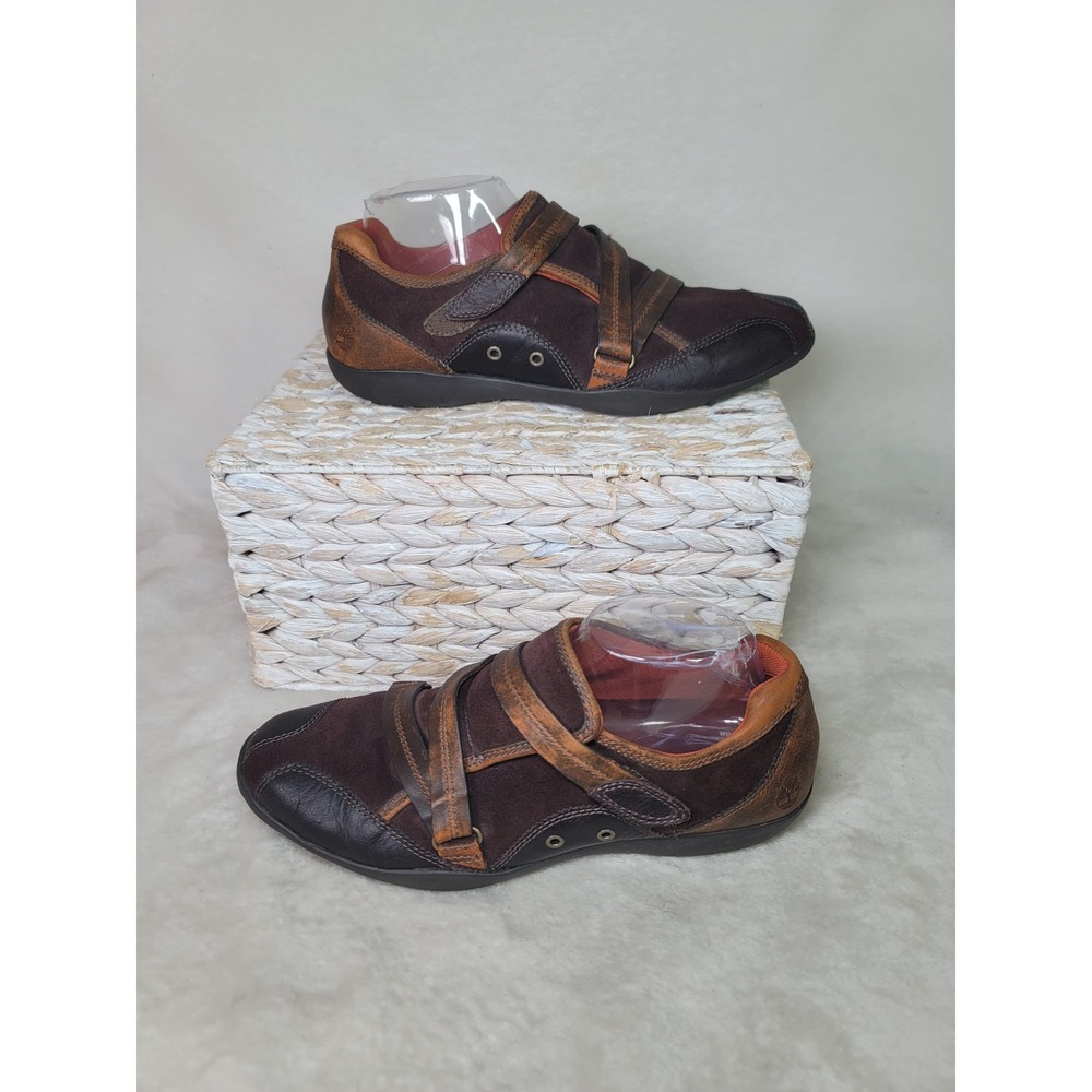Timberland 6 Granola Brown Activewear Shoes Leather Hiking Outdoorsy Size 10
